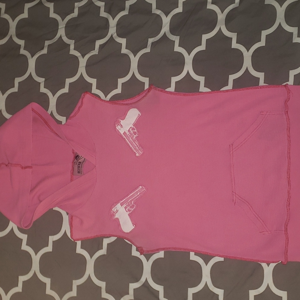 Hooded tank top